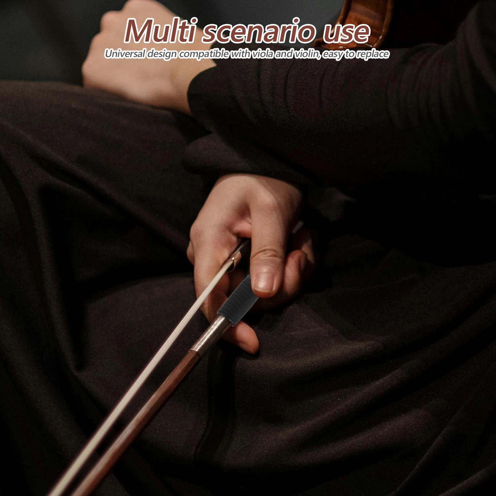 

5 Pcs Reusable Violin Bow Grip Professional Replace Durable for Cello Sheath Holder Corrector