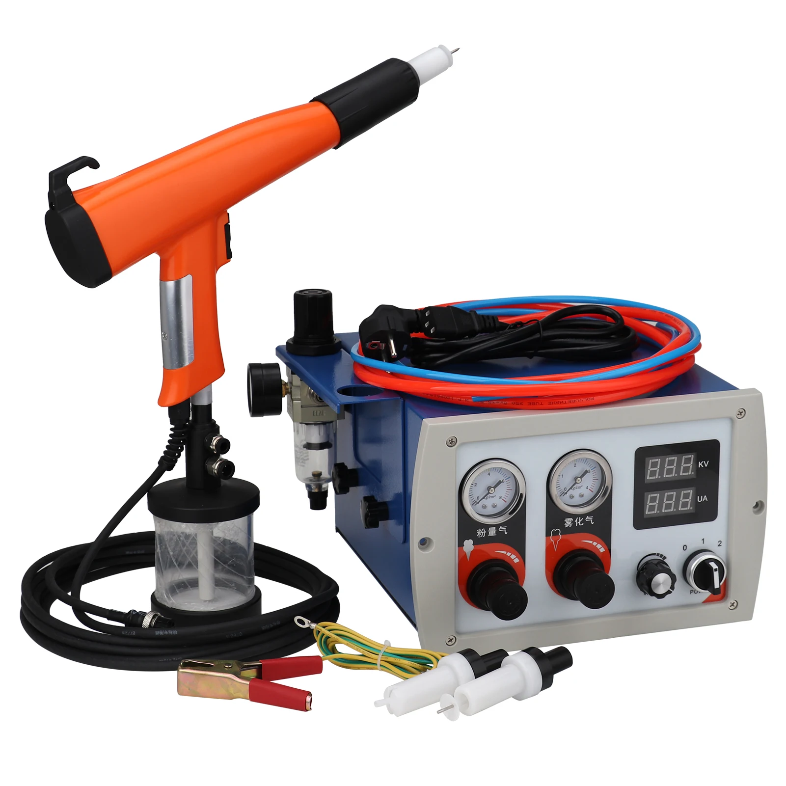 603 Painting Unit Electrostatic Powder Coating hine L Test Electrostatic Powder Coater With Home Applicle Cup Powder