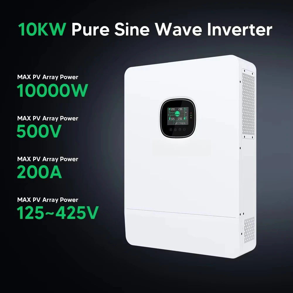 For 120VAC Split Phase 48VDC 1KW 2KW 3KW 10KW 8KW Hybrid /Off Grid Solar Inverter Pure Sine Wave 50/60Hz Split Output