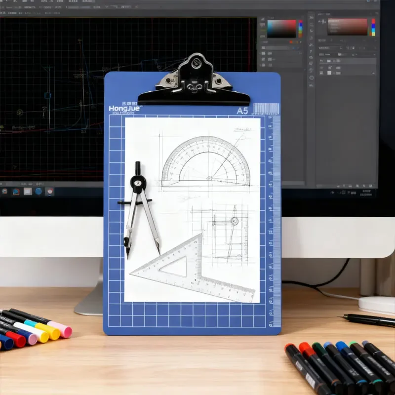 Clip Board Writing Board Folder Writing Folder Stationery Plastic Supplies Clip Board Pad Splint Student Thickened File Splint