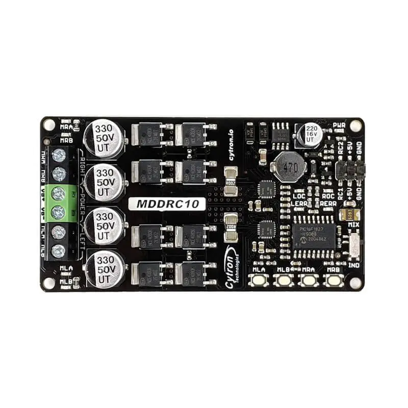 20262026 MDDRC10 10Amp 7V-30V DC Motor Driver for R/C (2 Channels) Evaluation Modules Development Board Multiprotocol Developmen