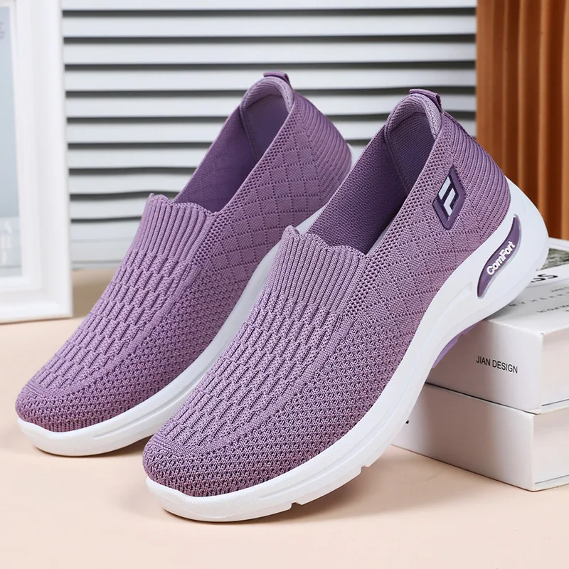 

Flat Shoes Female Comfortable Woman Casual Breathable Single Shoe Women's Loafers Casual orthopedic shoes female wedge sneakers