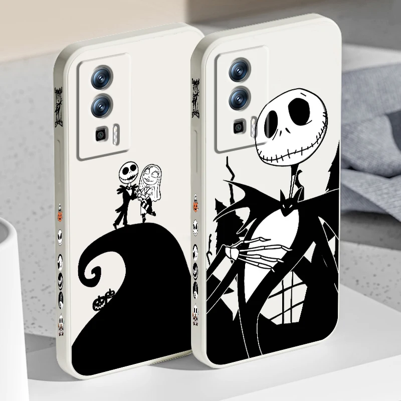 The Nightmare Before Jack Liquid Left Rope For Xiaomi Redmi 13C 12 12C K60 A1 K50 11 K40 10C 10 9A 9AT 9T 9C 5G Soft Phone Case