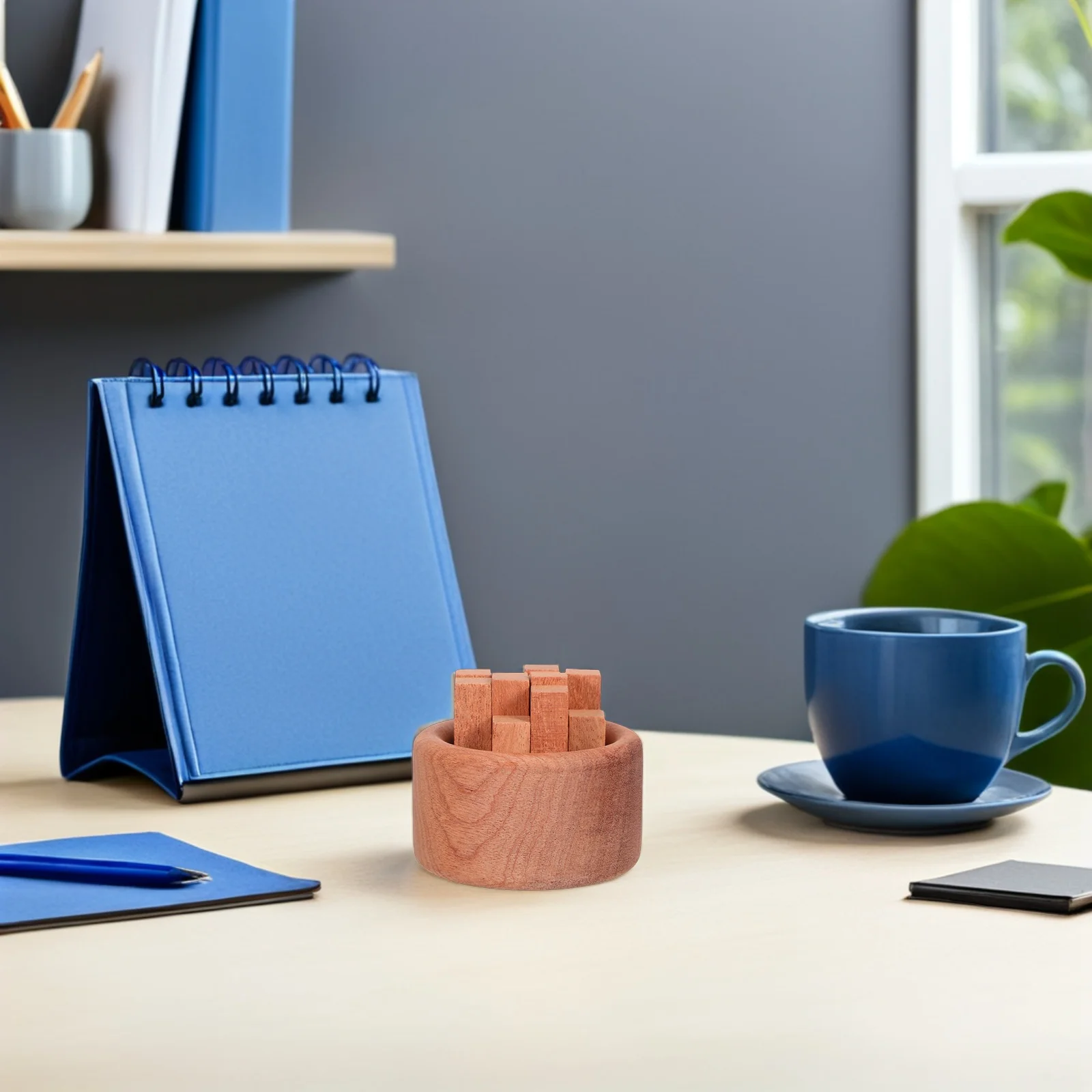 

3pcs Wooden Wood Block Scent Diffuser For Home Office Car Travel Yoga Room Essential Oil Diffuser Mini Portable