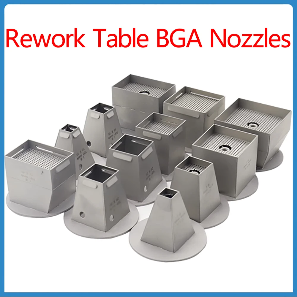 BGA Nozzle Rework Station Hot Air Gun Nozzle Suitable 45 50 55 60 65 75 For ZhuoMao/DingHua/HongTeng Desoldering Station