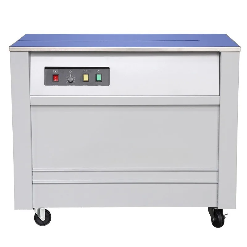 Automatic strapping baler PP with express carton strapping machine, copper motor high matching baler