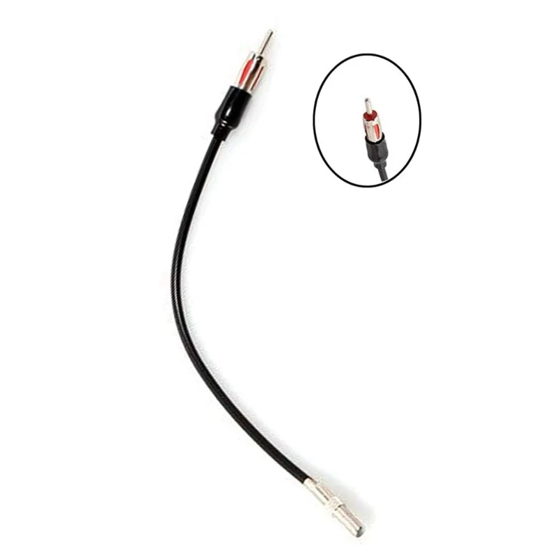 Car Radio Antenna Adapter Audios Converter To DIN Connector Wire Car Stereo FM Antenna Adapter for Car Stereo Head