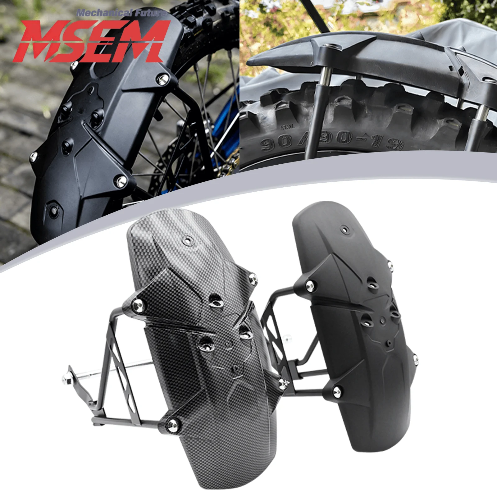 For Sur-Ron Light Bee S/X and Segway X16/X26 electric dirt bike Motorcycle Tire Splash Mudguard Suitable Rear Wheel Mudguard