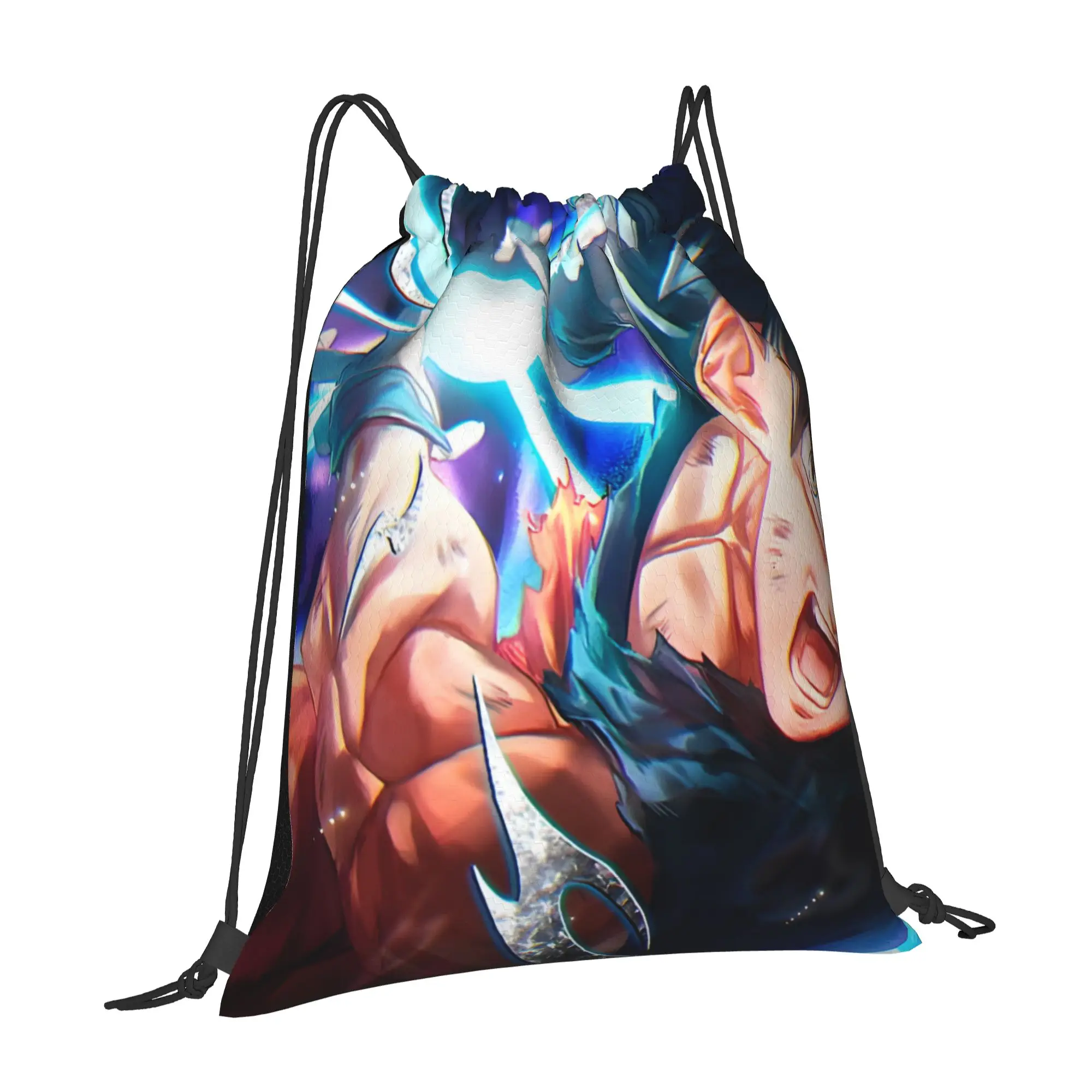 1 pc DRAGON BALL  Print Drawstring Bags Men Women Storage Backpack Teenager Travel Bag