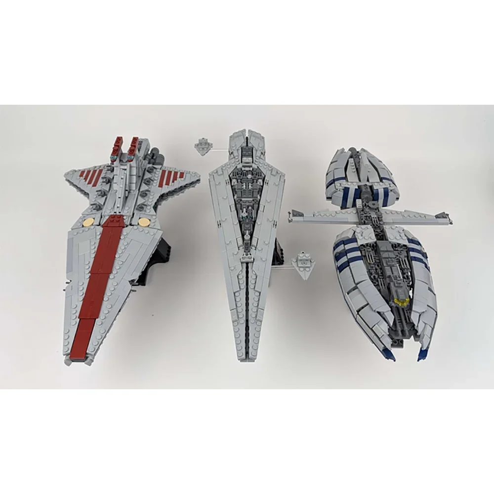 MOC The Catapult Machine Spacecraft Classic Model Bricks for Children, Frigate Holiday Gift, Building Assembled Bricks