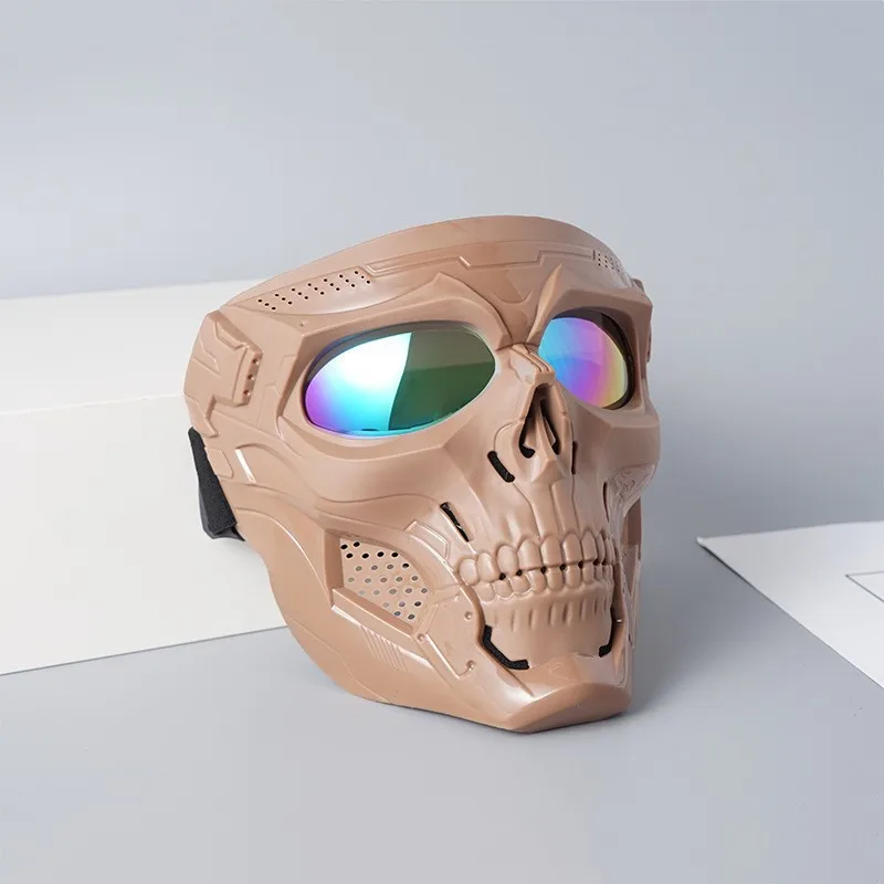 , sports , Harley-style goggles, motorcycle riding face shield, tactical helmet mask