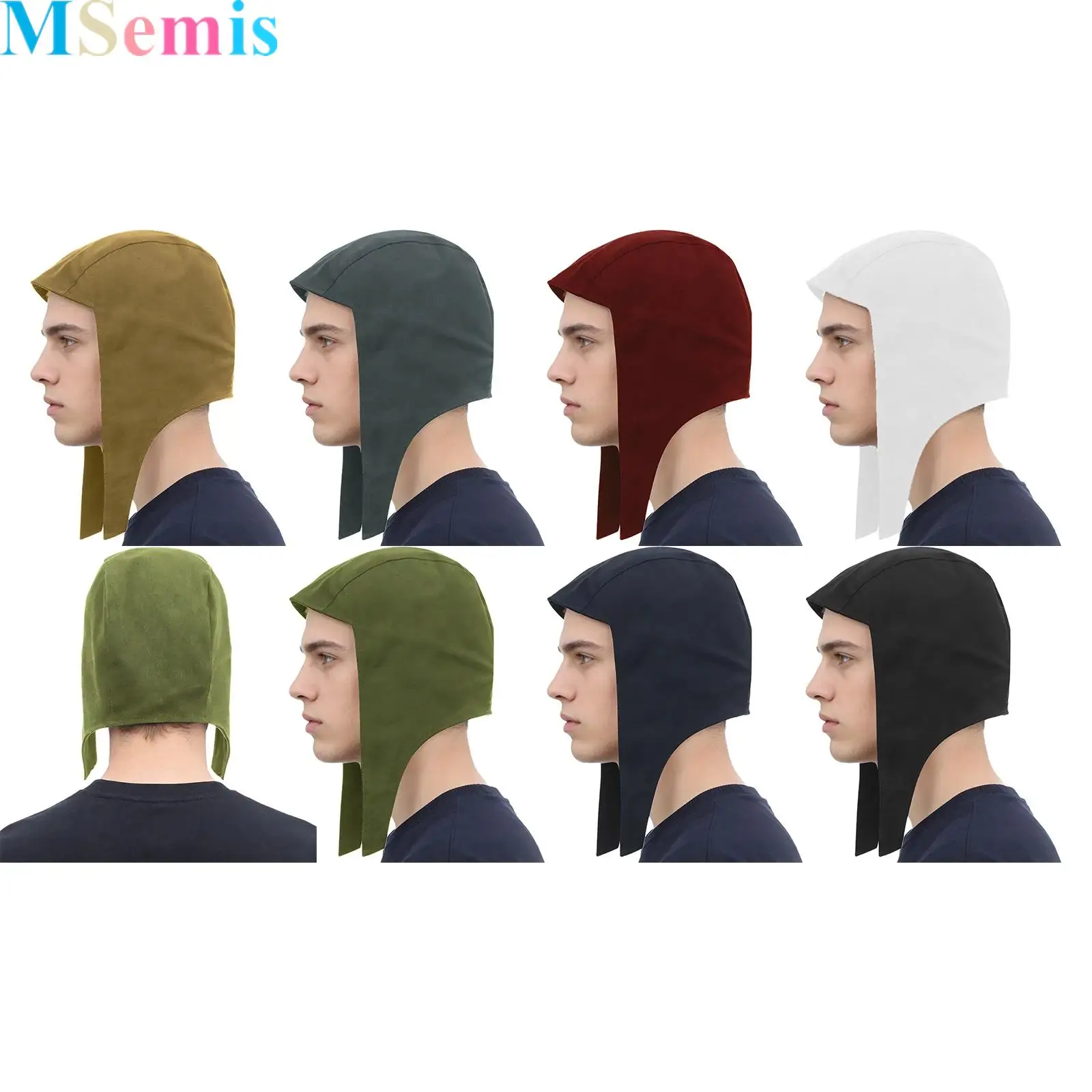 Gorro Medieval para Adultos, Color Sólido, con Orejeras Largas, Estilo Victoriano, para Disfraces de Halloween y Cosplay