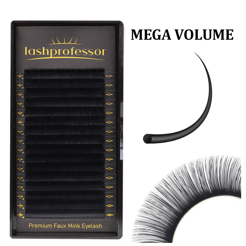 5~20mm C CC D DD Premium Natural Synthetic Mink Classic False Eyelashes Individual Eyelash Extensions Russia Volume Makeup Cilia