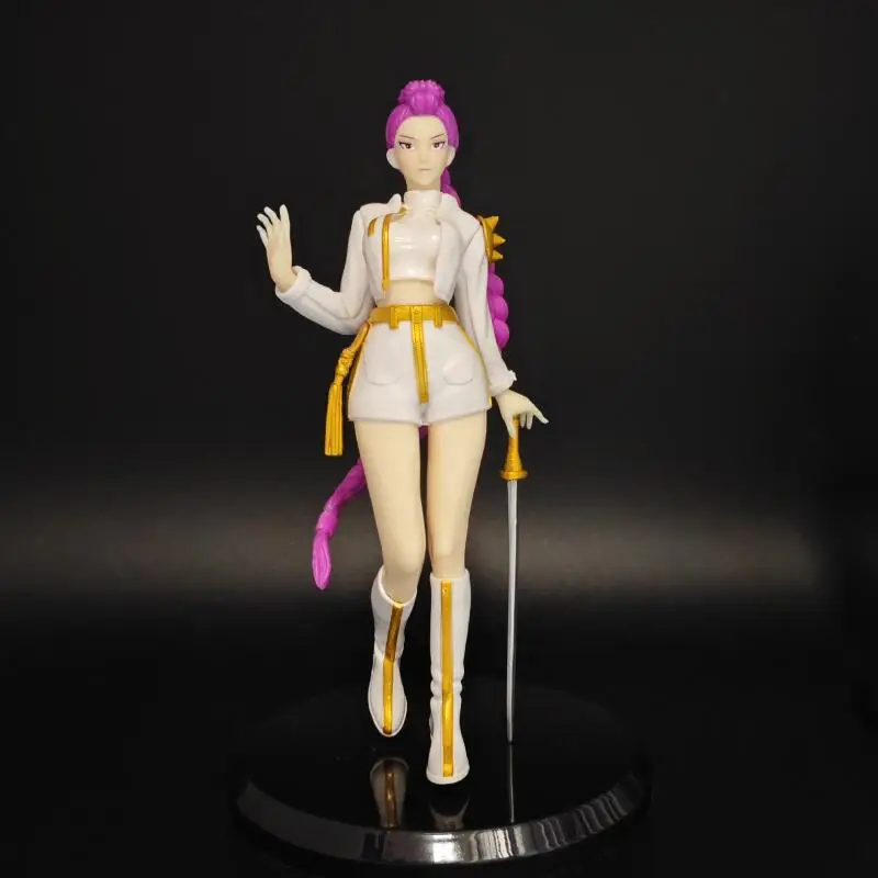 19.5cm 애니메이션 만화 케이팝 데몬 헌터즈 루미 미라 조이 데스크탑 장식 Y2K 창의적인 신상 피규어 모델 친구 선물