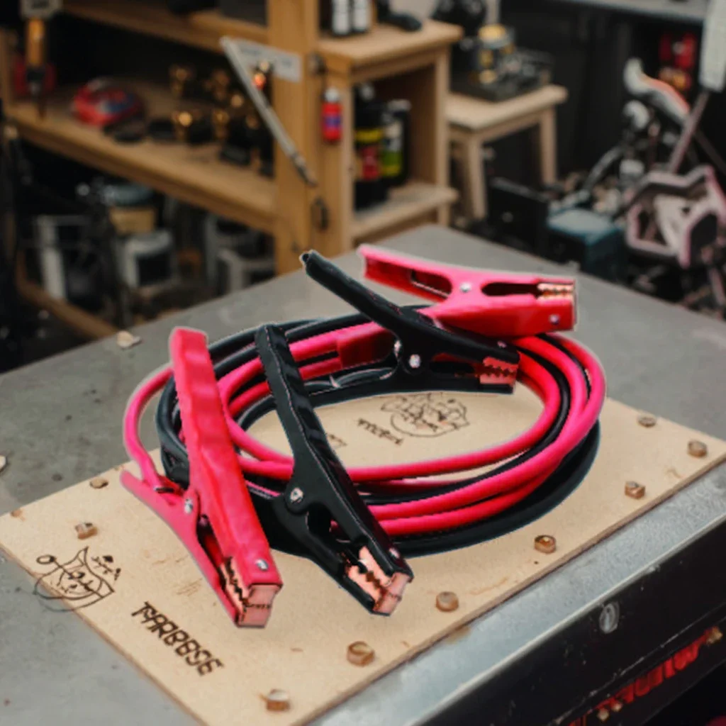 Alligator Clamps Cable Car Battery Charging Cable Connector Emergency Tool Kit
