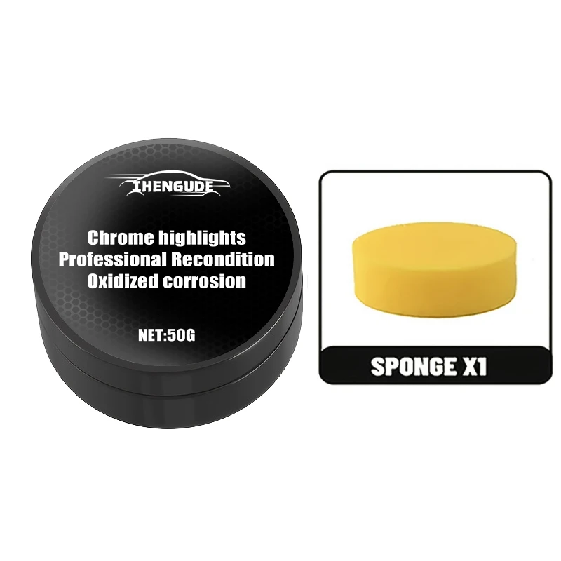 Professional Chrome Repair Paste - Metal Oxidation Restorer and Polishing Paste for Car Door Handles, Windows, Bumpers - Universal Use view 6