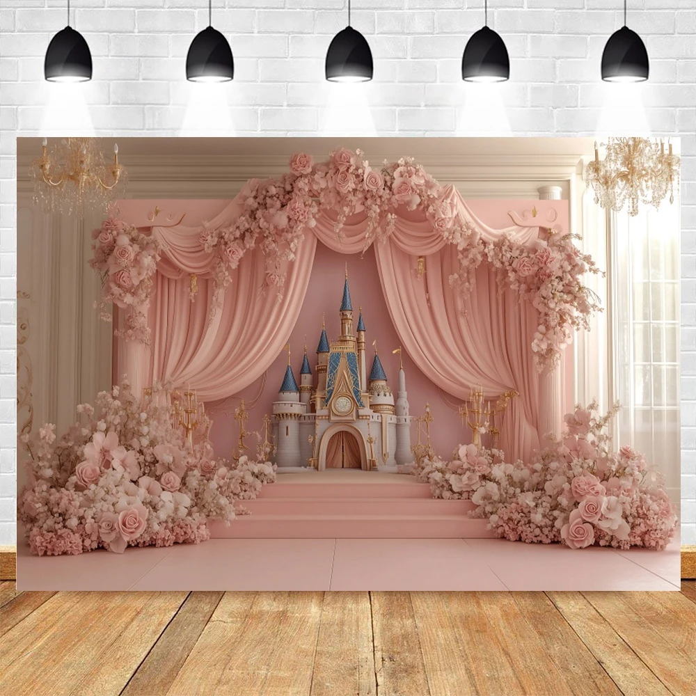 ستارة الزهور لمشهد عيد ميلاد الزفاف خلفية صورة ميتزفه لعيد ميلاد الفتيات لالتقاط الصور في استوديو الصور