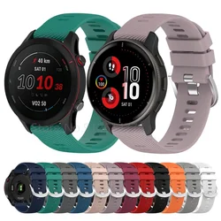 Band Strap For Garmin Forerunner 255 255S 265S 265 245 Venu 3 3S 2S SQ Vivoactive 3 4 5 Silicone Bracelet Wrist Band