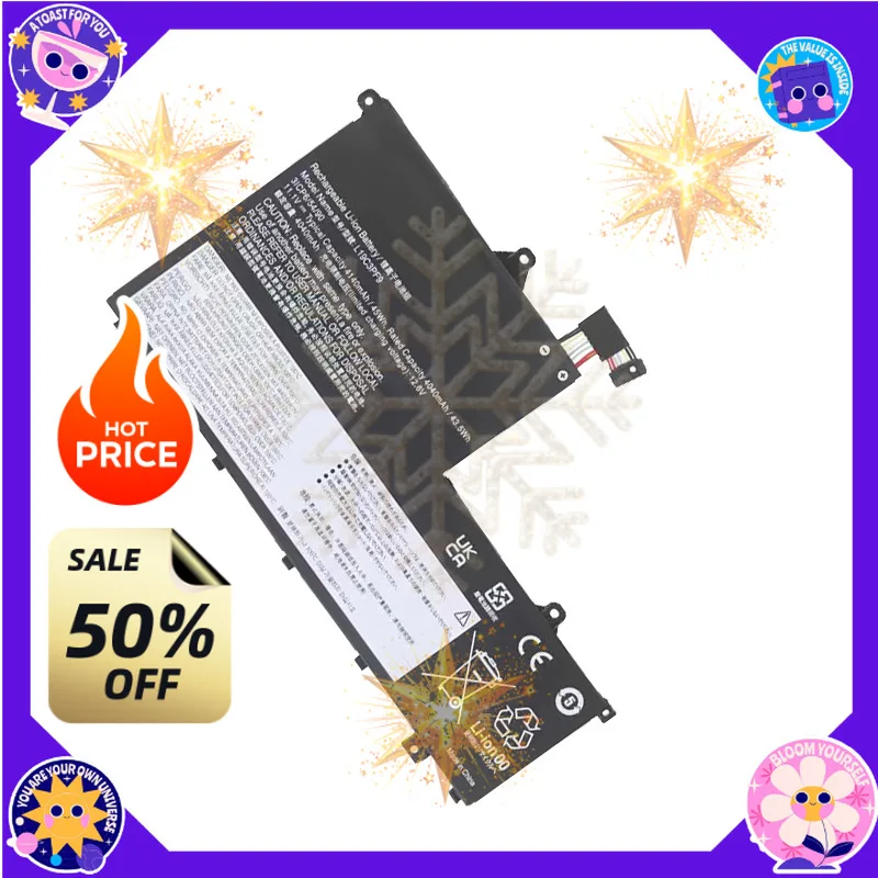 SWZY 45Wh Laptop Battery For Lenovo ThinkBook 14 14-IIL 14-IML ThinkBook 15 15-IML 15-IIL L19M3PF1 L19D3PF1 L19L3PF1 L19C3PF1