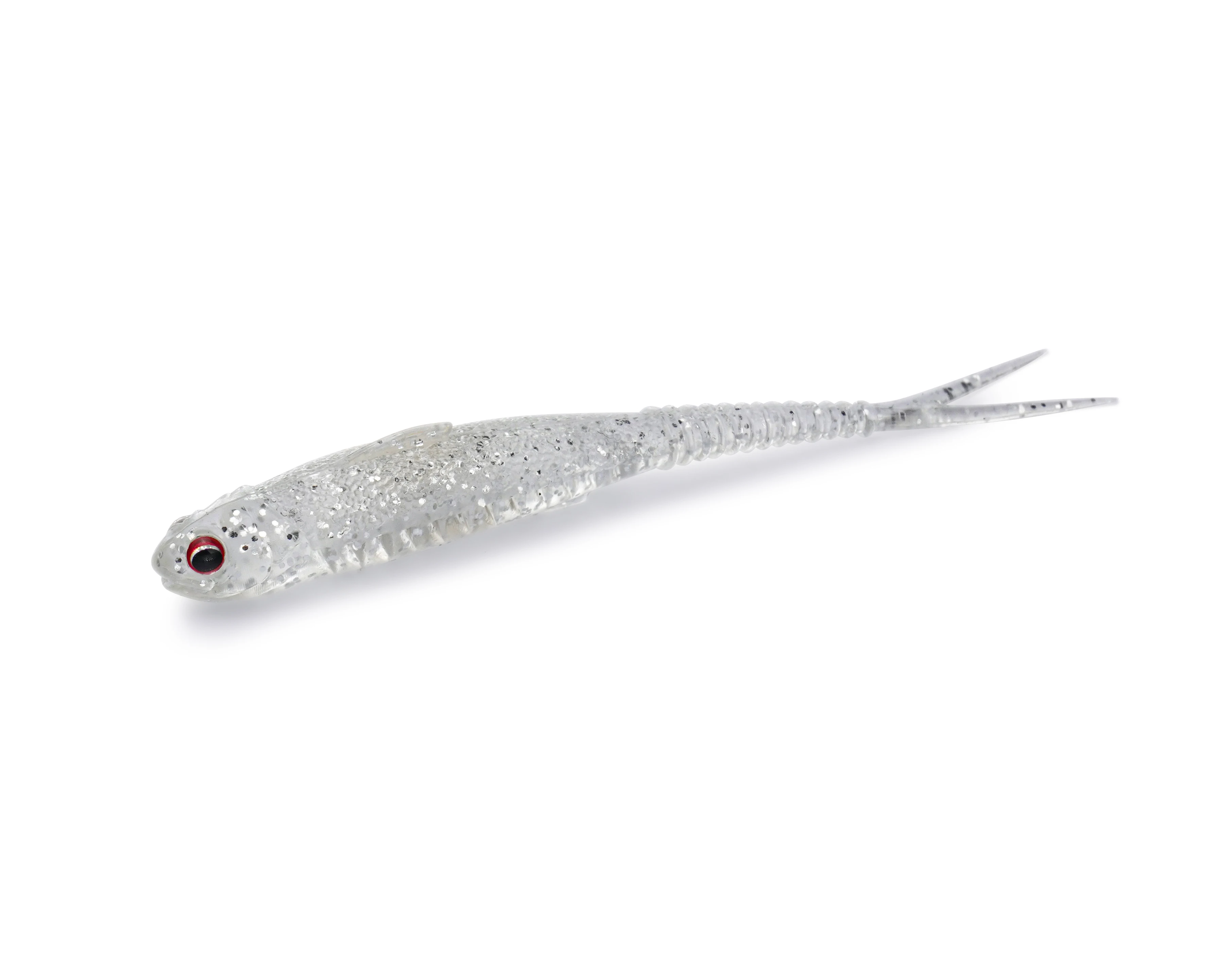 FISHANT Fork Tail Hollow Floating Soft Bait 2,5" 3,1" Realistischer Silikon-Köder mit Nachtleuchtfunktion zum Angeln von Barschen und Hechten mit Jigging-Ködern.