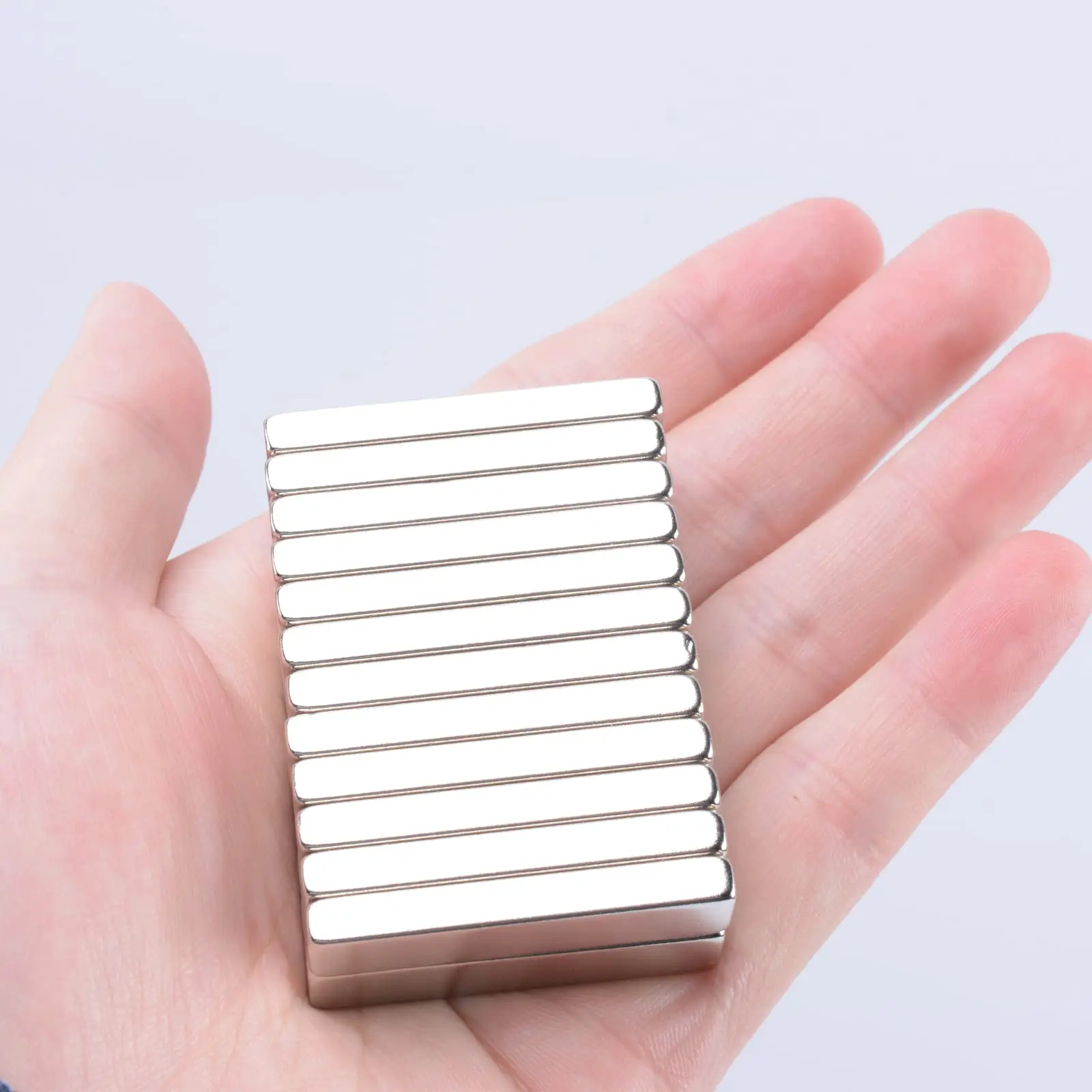 5/10/20Pcs 40x10x5cm Strong Neodymium Magnets Bar Heavy Duty Rare Earth Magnets Rectangular Magnetic Bar Metal Magnet Small Pow