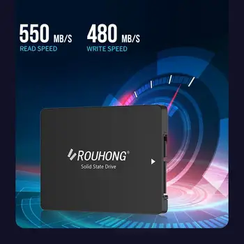 ROUHONG SATA3 SSD 固態硬碟 128GB 256GB 120GB 480GB 512GB 1T 2.5吋硬碟 內建固態硬碟 240GB 適用於筆記型電腦和桌上型電腦 10 最佳銷售 120GB固態硬碟 - №6