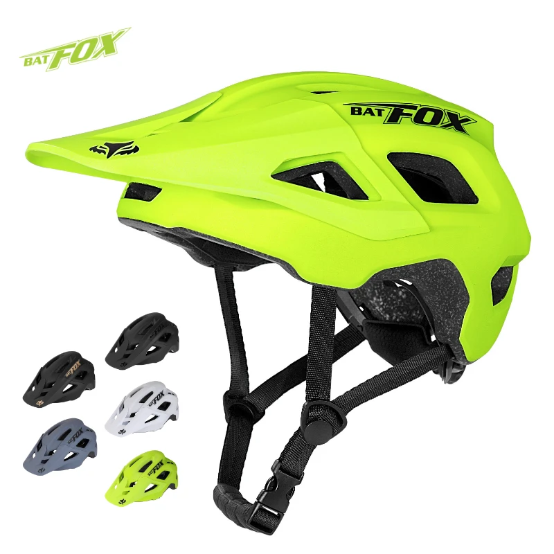 BATFOX-MTB Bicycle Helmet For Men, Adjustable Safety Cap, Ultra-Lightweight, Mountain Road Cycling, Sports Racing, Riding