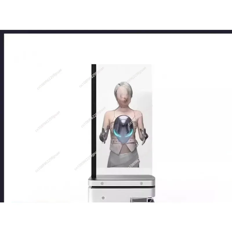 Smart AI Digital Human Holographic Display Transparent OLED Screen 3D Voice Interaction Advertising Display Equipment
