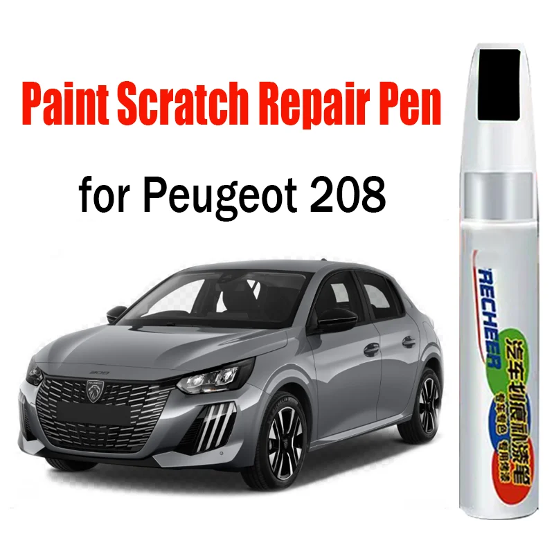 

Car Paint Scratch Repair Touch-Up Paint Pen for Peugeot 208 2025 2024 Paint Scratch Remover Car Paint Care Accessories