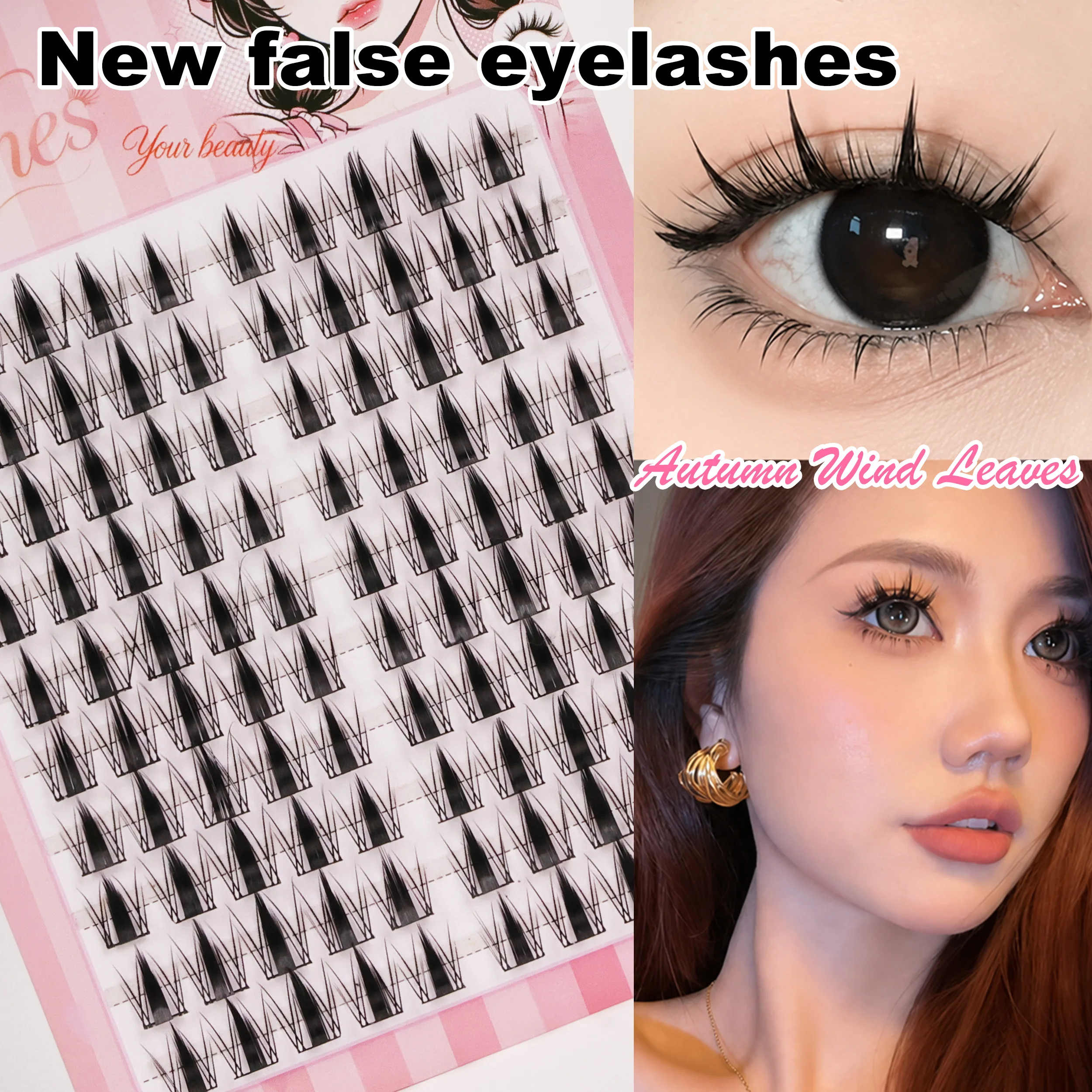 DIY False Eyelashes for a Natural Look—Featuring 'Manga-Style' lash Clusters Inspired by Japanese and Korean Trends