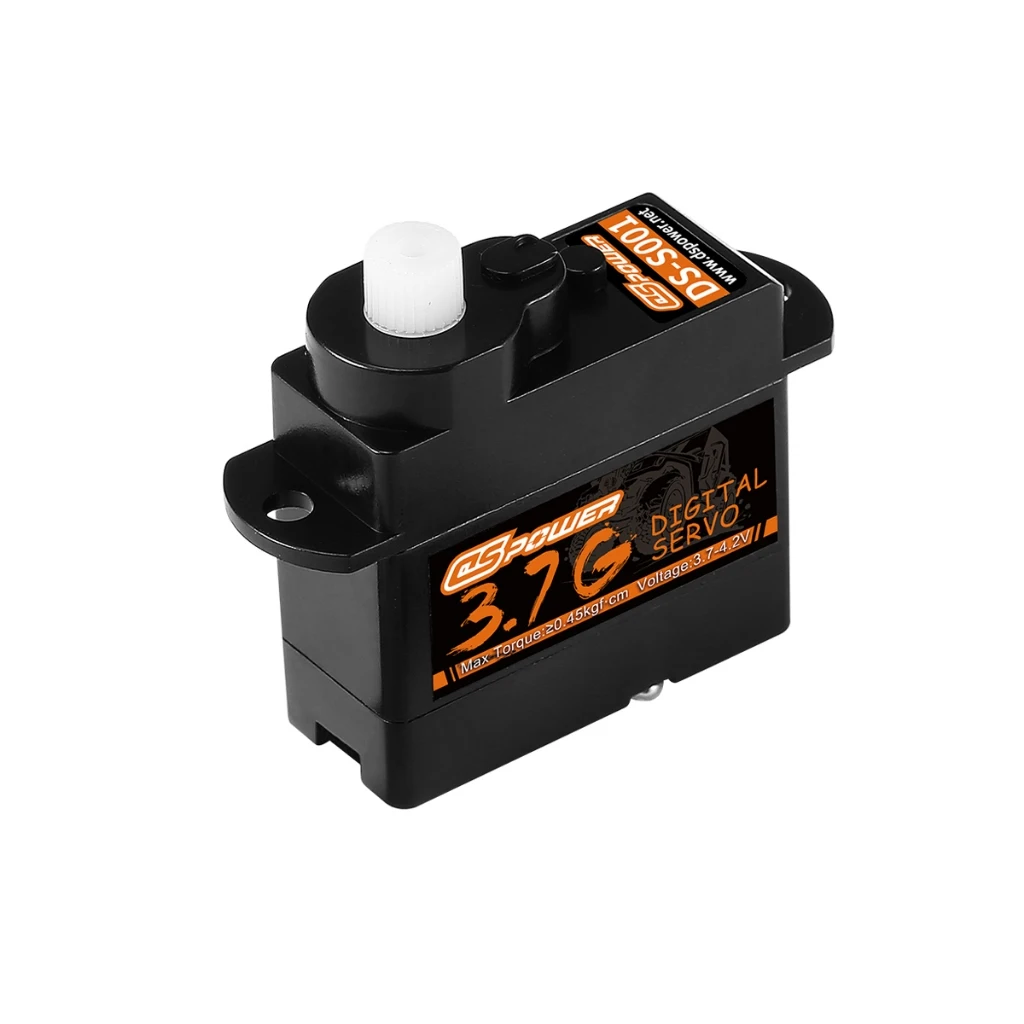 DSPOWER 1/5/10 Pcs 2g 3.7g Mini Micro Digital Servo JR Plug Plastic Gear for RC Car Fixed-wing Plane Helicopter Robot Toy Parts
