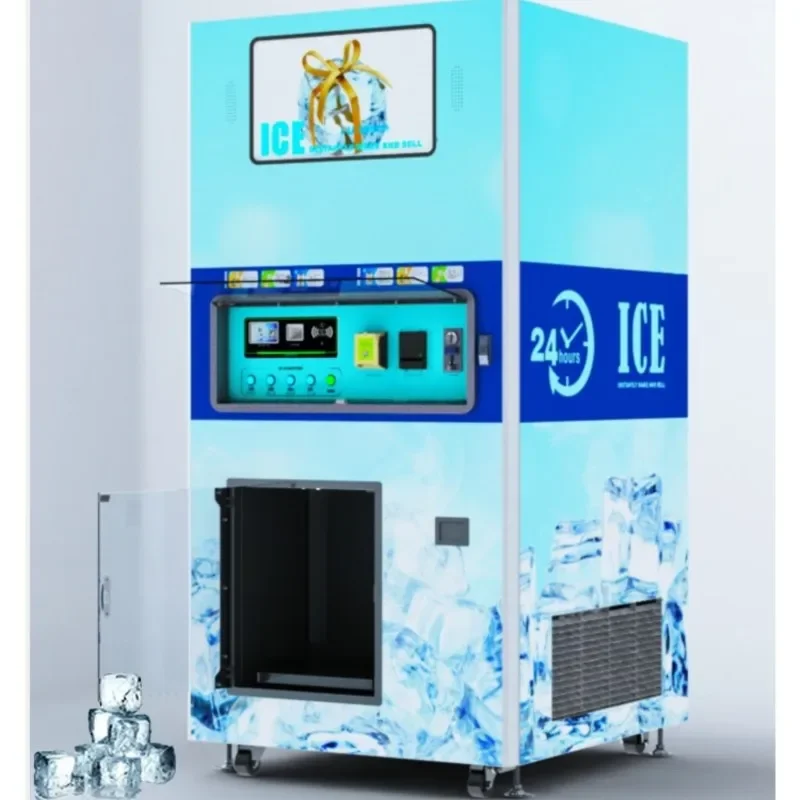 Ice Cube Vending Machine China OEM Smart Bagging System Factory Supply Cheap Price Automatic