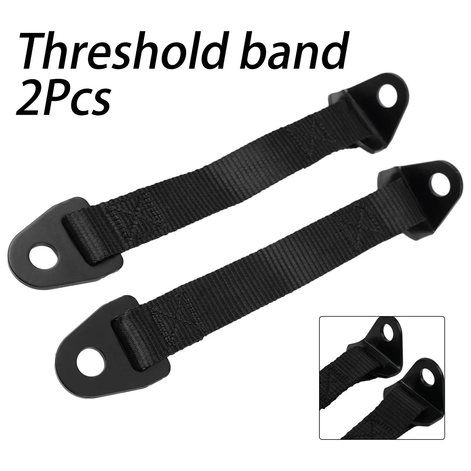 2Pcs Car Door Limiting Straps Belt For CAN AM MAVERICK X3 2017 - 2022 Auto Gate Limited Wire Belt Adjustable Black