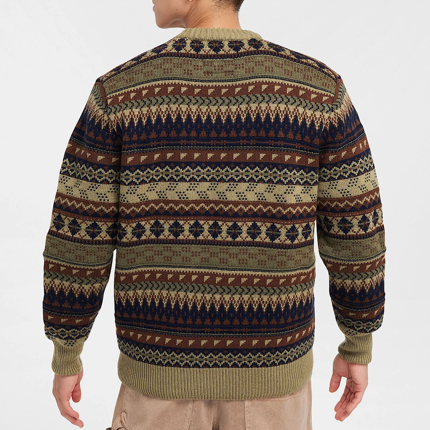 Nike genuine 2024 New Men's Round Neck Warm Retro Sweatshirt FZ0126-276