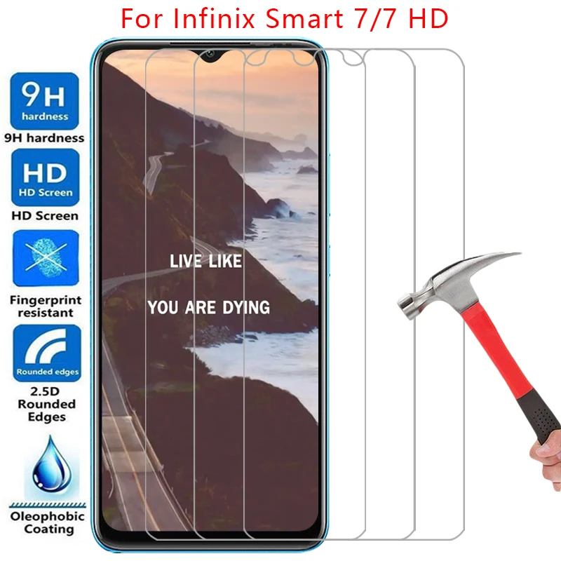 screen protector for infinix smart 7 hd protective tempered glass infinity smart7 7hd smart7hd film infini infix ifinix infinx