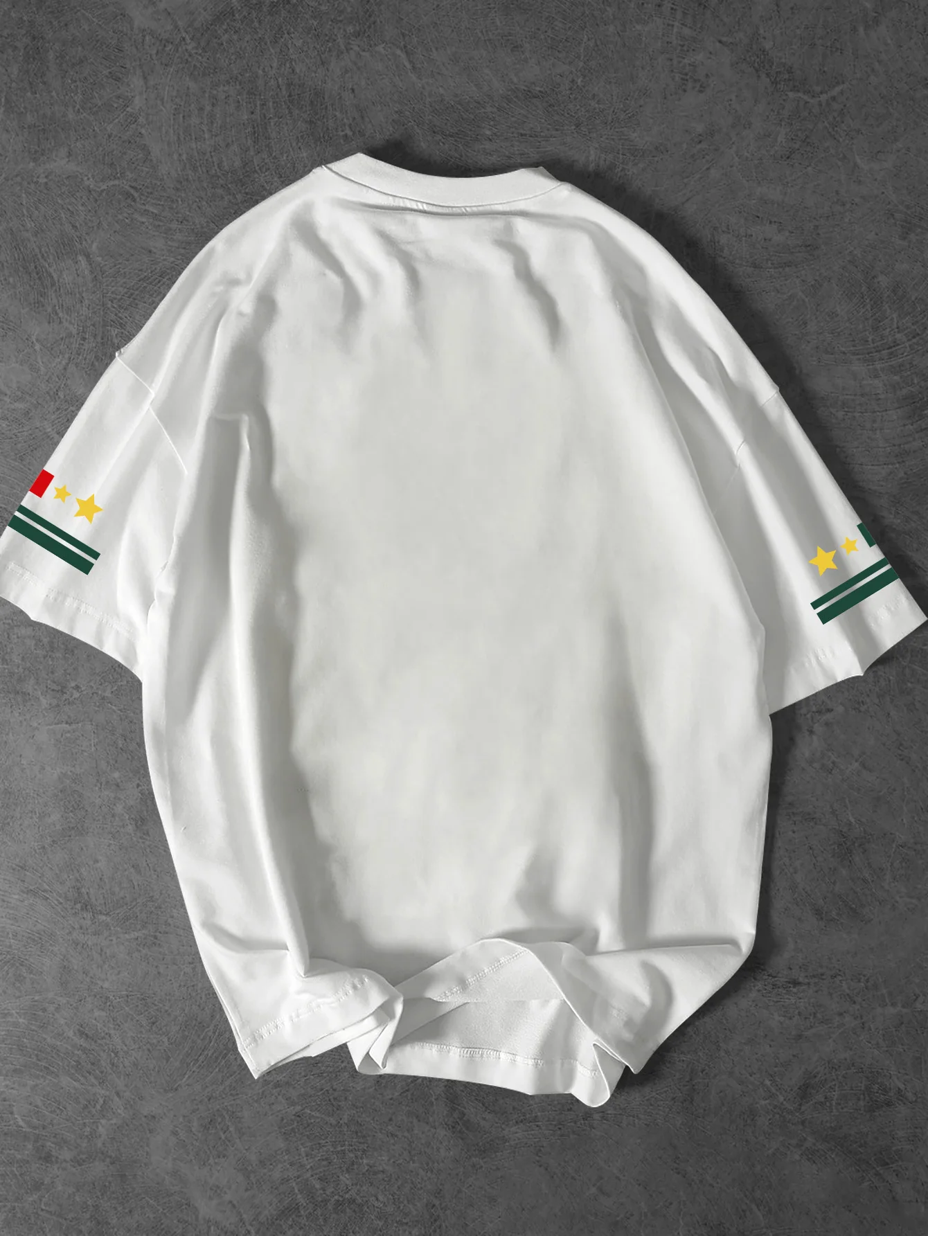 Men Casual Oversized T-Shirt Italy Four Stars Laurel Number 10 Sports Streetwear Graphic Print Machine Washable S-XXL