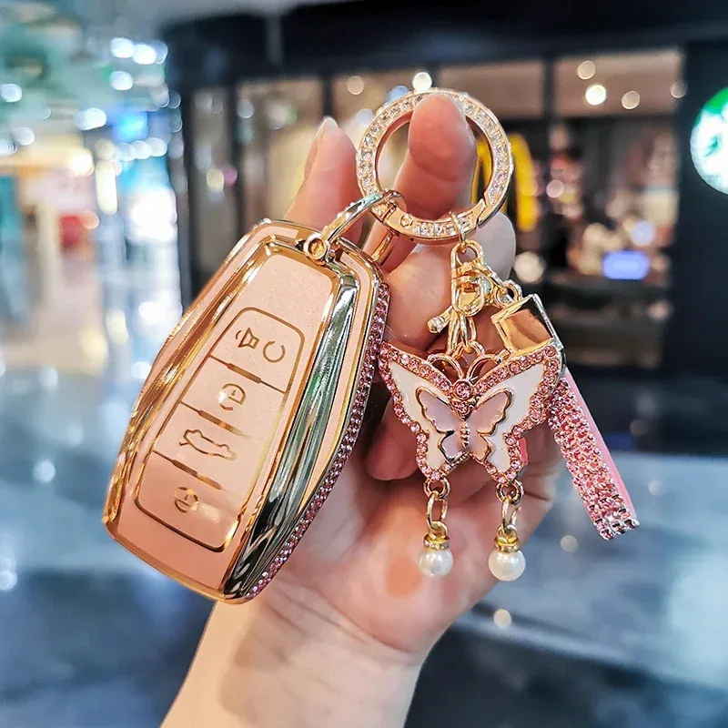 

Suitable for Geely Keycase Emgrand gs null Okavango FY11 Preface Car keycover key shell keychain cars accessories Car decorate