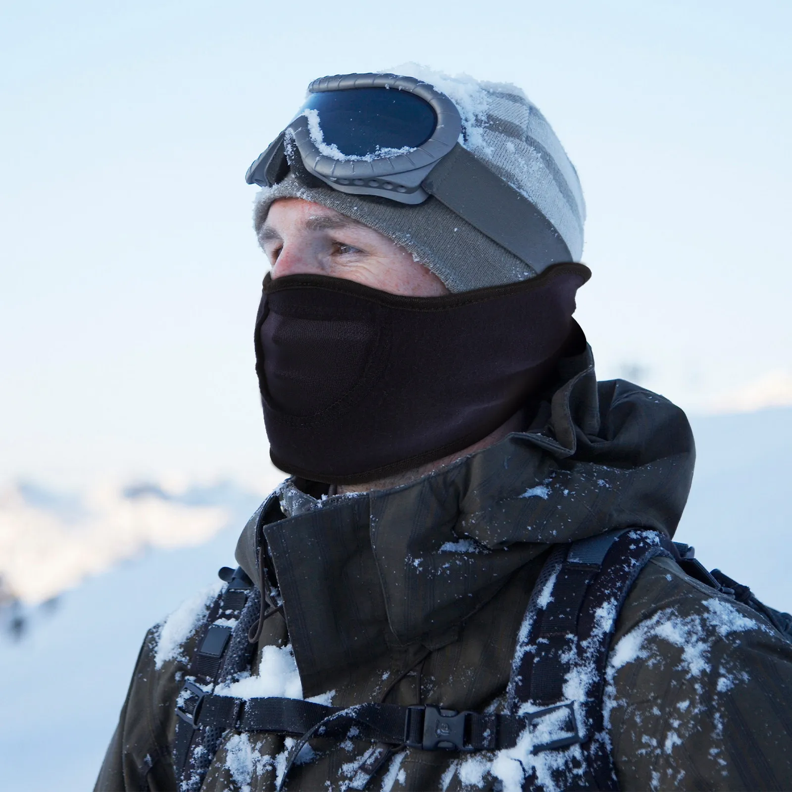 

Winter Windproof Balaclava Mask for Outdoor Sports Cycling Skiing Running Face and Ear Protection Cold Weather Thermal