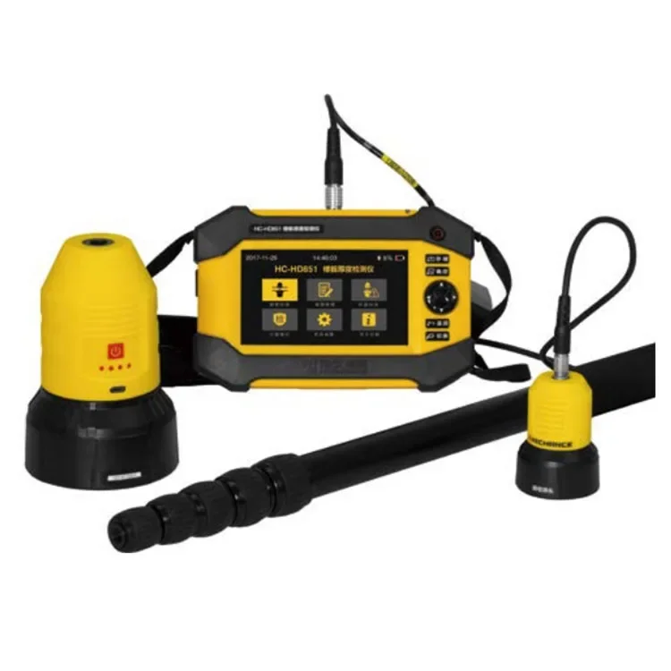 HC-HD851 Portable Floor Thickness Digital Concrete Wall Thickness Detector, Scanner