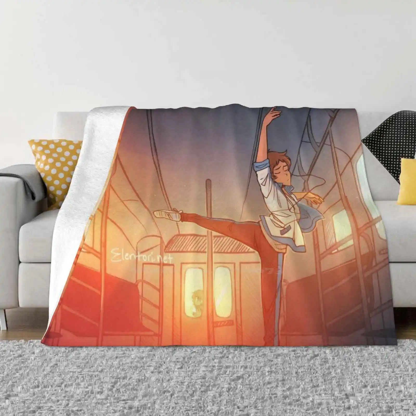 Lost To The Music All Sizes Soft Cover Blanket Home Decor Bedding Voltron Keith Klance On Thin Ice Elentori