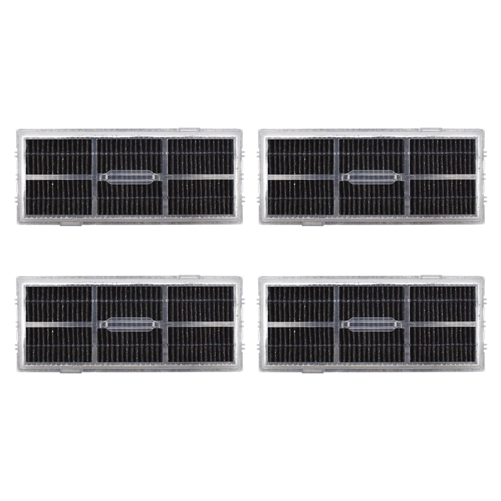 2/4 قطعة فلتر الكربون المنشط ل Roborock S7/T7S T7Splus /G10 /G10s الروبوت فراغ استبدال تصفية الشاشة