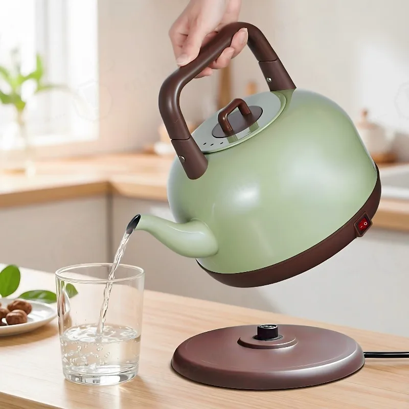 Large Capacity 3L Stainless Steel Electric Kettle Long Spout Water Boiler Household Tea Kettle for Kitchen Daily Use