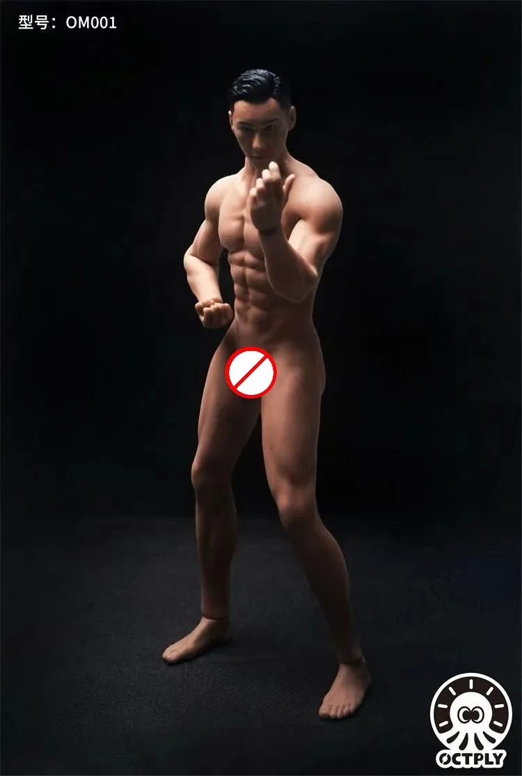 OCTPLY OM001 1/6 مقياس ذكر الجندي شكل عضلات واقعي شامل هلام الذكور الجسم صالح 12 ''عمل الشكل في الأوراق المالية #4