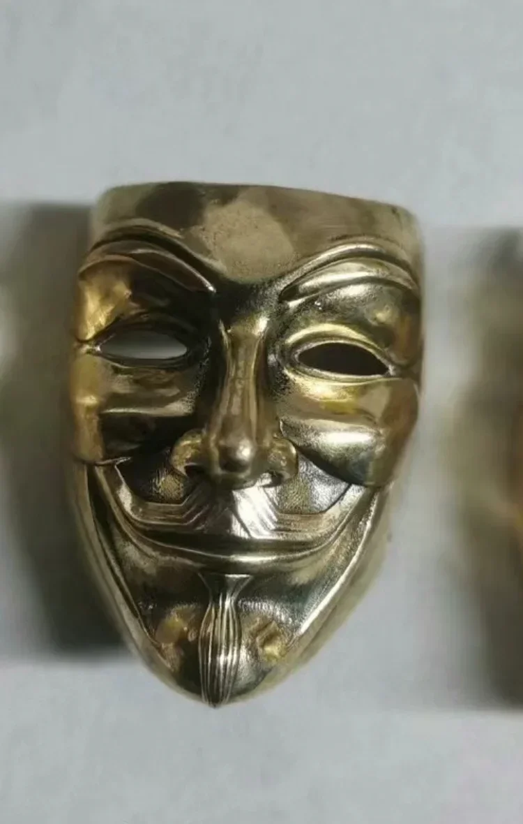 1/6 Scale Soldier Brass Mask Model for 12