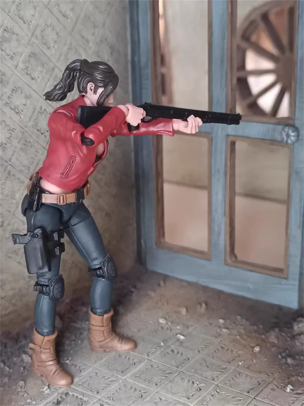 Na sprzedaż figurka kolekcjonerska Dark Source, figurka żeńska, Wojowniczka, Zła, w skali 1/18, około 9,5 cm, pełny zestaw, ruchome elementy, idealna na prezent dla fanów.