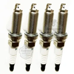 4PCS LR050998 AJ812988 SILZKAR7E8S 93476 Iridium Platinum Spark Plug For Jaguar F-TYPE XE XF LandRover Discovery4/5 3.0T