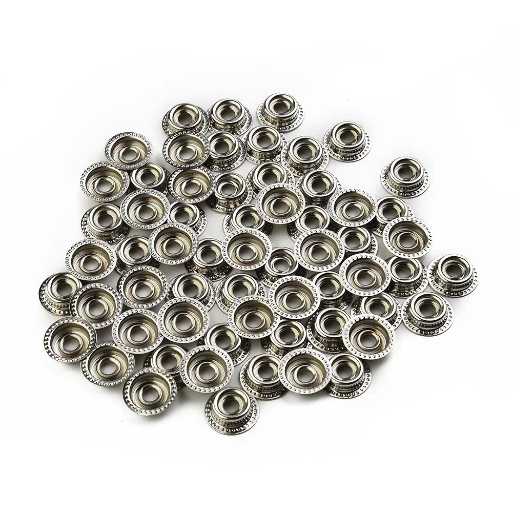 60PCS Cloth Snap Rivets with Screws for Car Roof Buckle Replacement and Interior Roof Panel Fastening in Vehicles