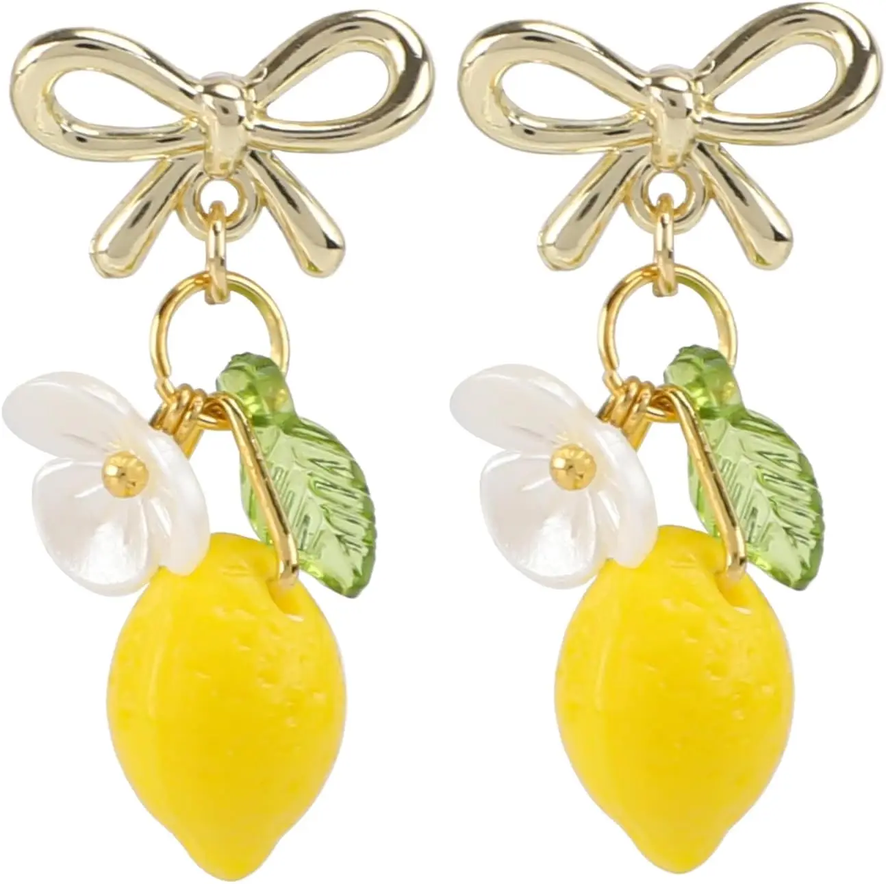 

Yellow Lemon Dangle Earrings for Women, Stylish Fruit Hook Jewelry with Gift Box, Perfect for Birthday & Cosplay