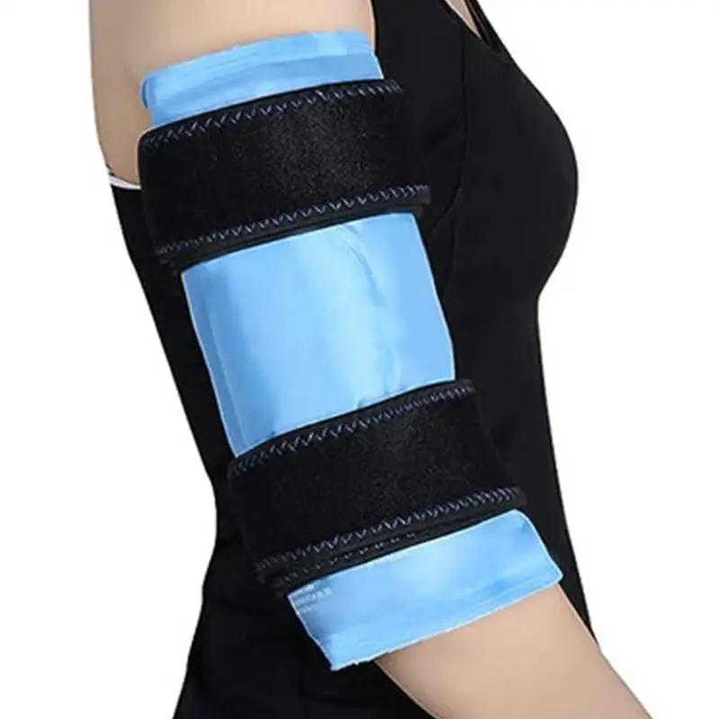 Knee Ice Pack Hot Cold Professional Ice Bag Bandage Reusable Ice Bag Pack Arm Calf Knee Ankle Shoulder Neck Sprained Hot Cold