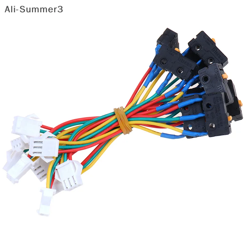 (YY) 10 peças 2025 novo material retardador de chamas metal aquecedor de água a gás micro interruptor três fios pequeno controle liga-desliga 0,6x1x2cm